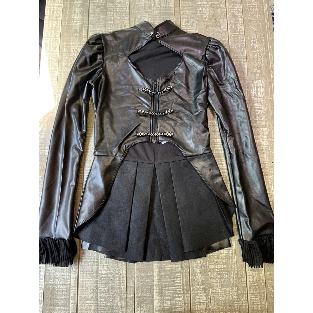Tenth House Black Rhinestone Ruffles Dance Jacket Costume PA TH18112 Lot Of 3